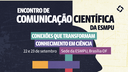 Encontro de Comunicação Científica da ESMPU - Dia 2