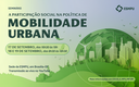 Seminário "A participação social na Política de Mobilidade Urbana" - Dia 1
