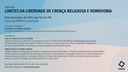 Webinar "Limites da liberdade de crença religiosa e homofobia"