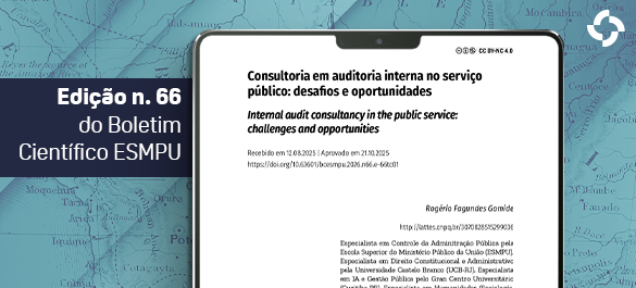 Confira os primeiros artigos da edição n. 66 do Boletim Científico ESMPU
