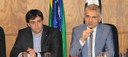 Procurador-chefe da PR/SP, Thiago Lacerda Nobre, e diretor-geral da ESMPU, João Akira. Foto: Ascom/ESMPU