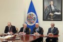 O diretor-geral da ESMPU, Alcides Martins, e o secretário-geral da OEA, Luis Almagro, assinaram o termo de parceria nesta quinta-feira (8/12)