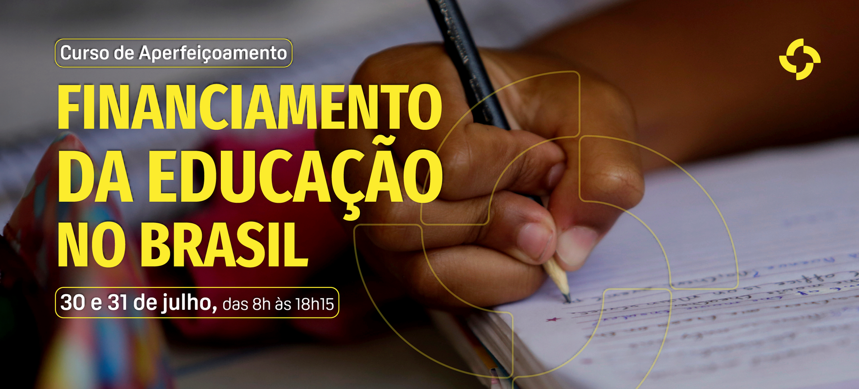 Inscrições reabertas para participação presencial em curso sobre financiamento da educação no Brasil