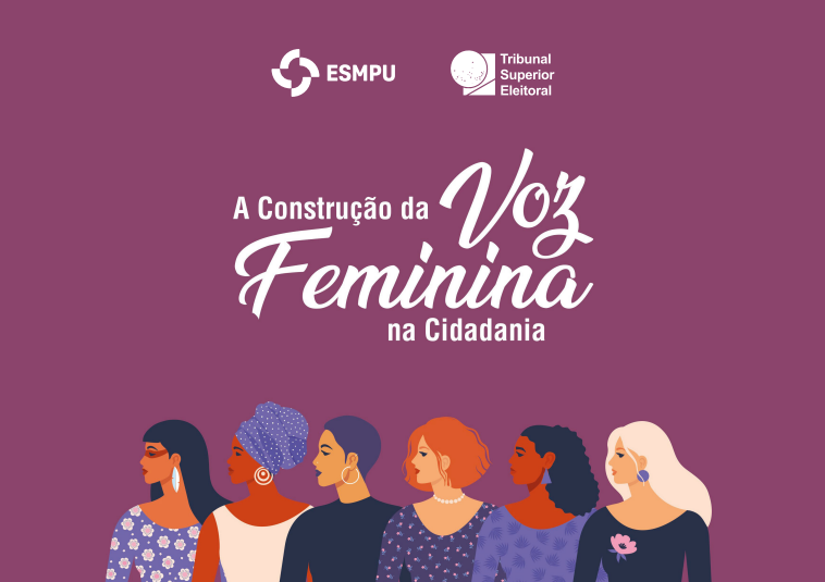 Capa catálogo "A Construção da Voz Feminina na Cidadania"