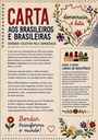 Informativo Exposição Bordado Coletivo pela Democracia